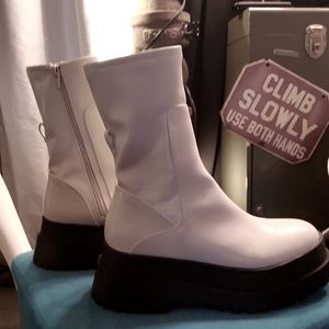 Heeled Platform Boots